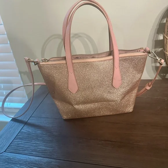 Kate Spade Gold and Pink Crossbody Bag - Picture 4 of 5